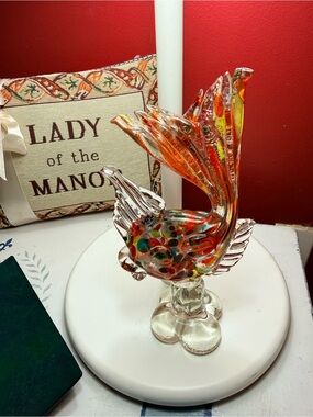 Vintage Mid-Century Murano Art Glass Fish Sculpture